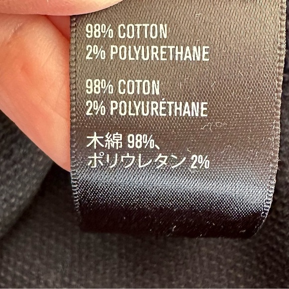 3x1 denim jean button front textured mini skirt high low hem size XS - Picture 7 of 7